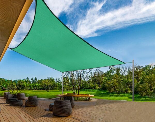 Green Shade Net  for Garden & Balcony, Multipurpose-75% (10 ft x10 ft) - Image 2