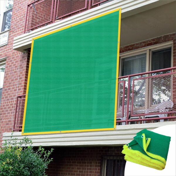 Green Shade Net  for Garden & Balcony, Multipurpose-75% (10 ft x10 ft) - Image 5