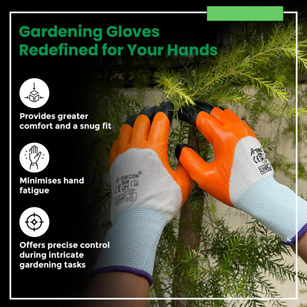 Garden Gloves 1 Pair (Standard Size) - Image 4
